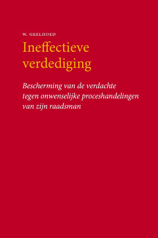 Omslag van Ineffectieve verdediging