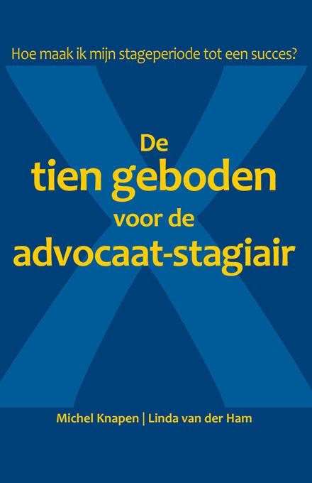 Omslag van De tien geboden voor de advocaat-stagiair