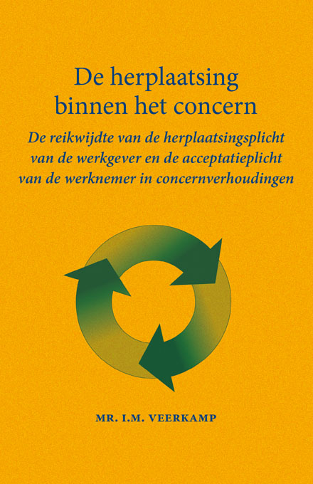 Omslag van De herplaatsing binnen het concern