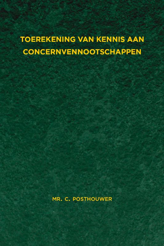 Omslag van Toerekening van kennis aan concernvennootschappen