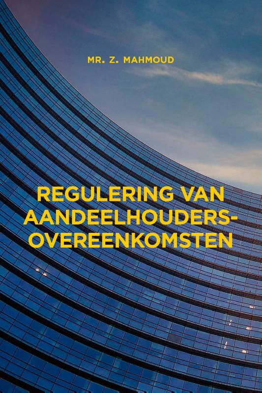 Omslag van Regulering van aandeelhoudersovereenkomsten