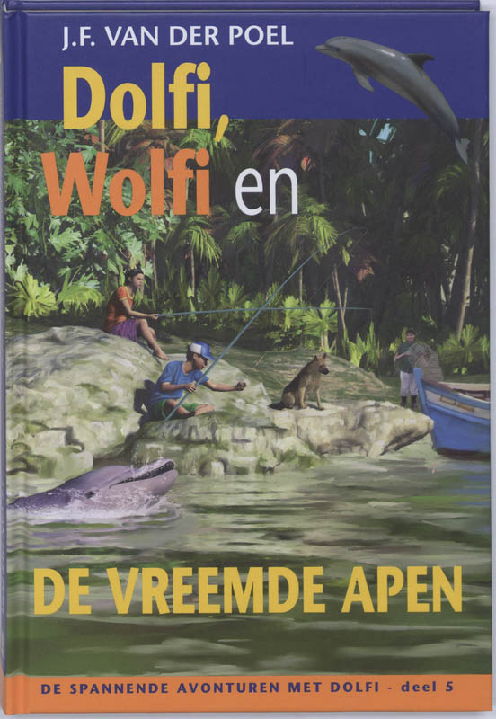 Omslag van Dolfi, Wolfi en de vreemde apen