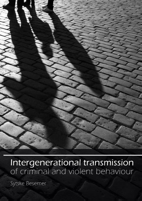 Omslag van Intergenerational transmission of criminal and violent behaviour