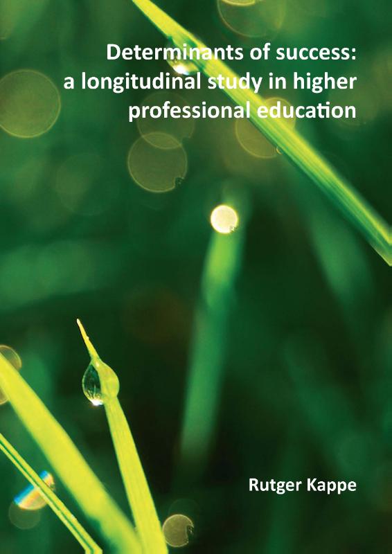 Omslag van Determinants of success: a longitudinal study in higher professional education