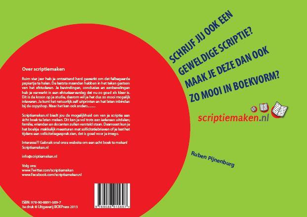 Omslag van Schrijf jij ook een geweldige scriptie? (2013)