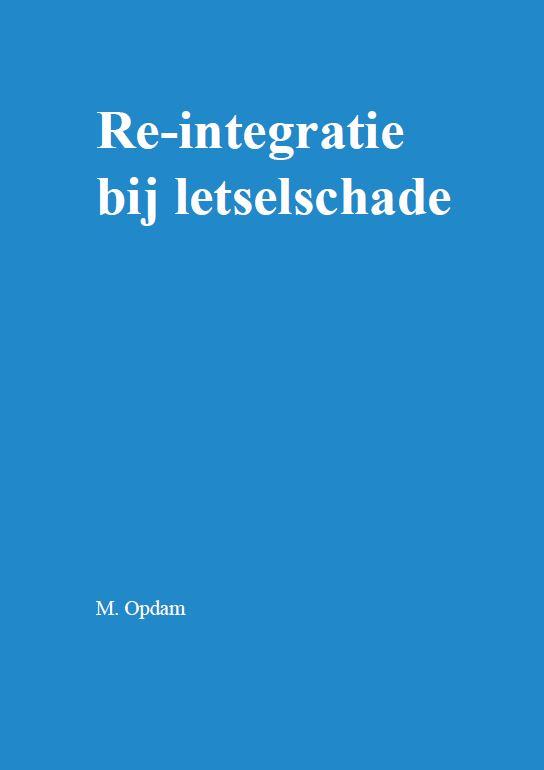 Omslag van Re-integratie bij letselschade