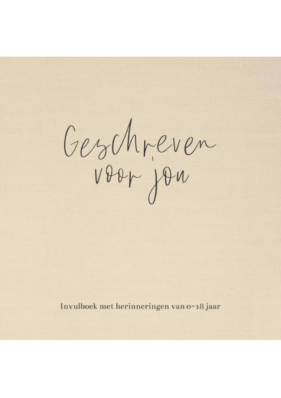 Omslag van Geschreven voor jou