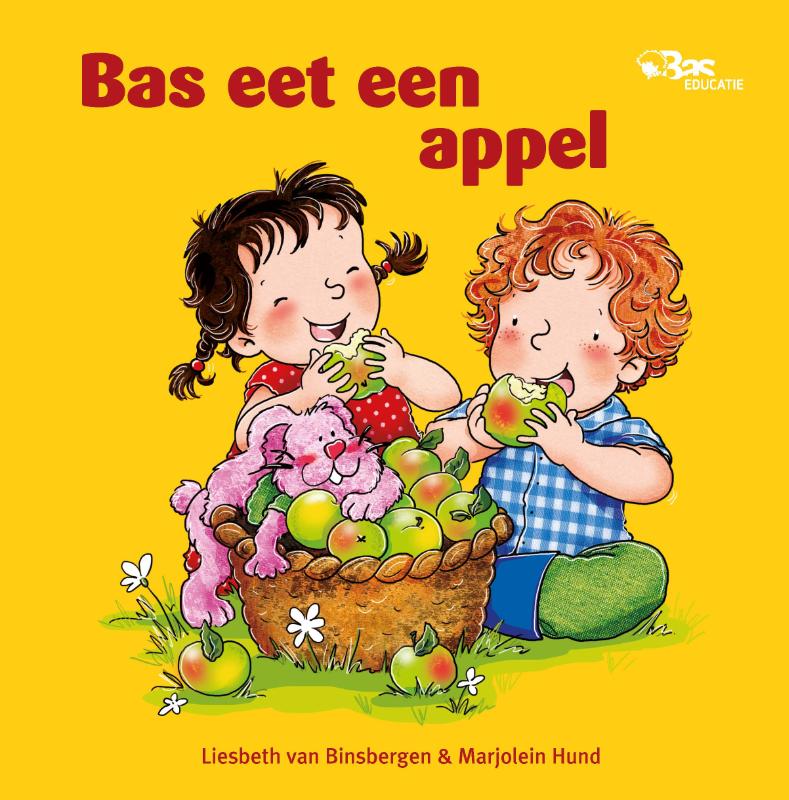 Omslag van Bas eet een appel