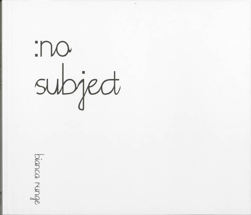 Omslag van :No Subject