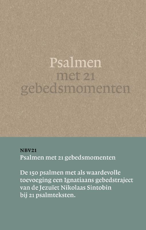 Omslag van Psalmen met 21 gebedsmomenten