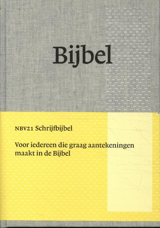 Omslag van Bijbel NBV21 Schrijfbijbel