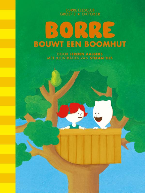 Omslag van Borre bouwt een boomhut