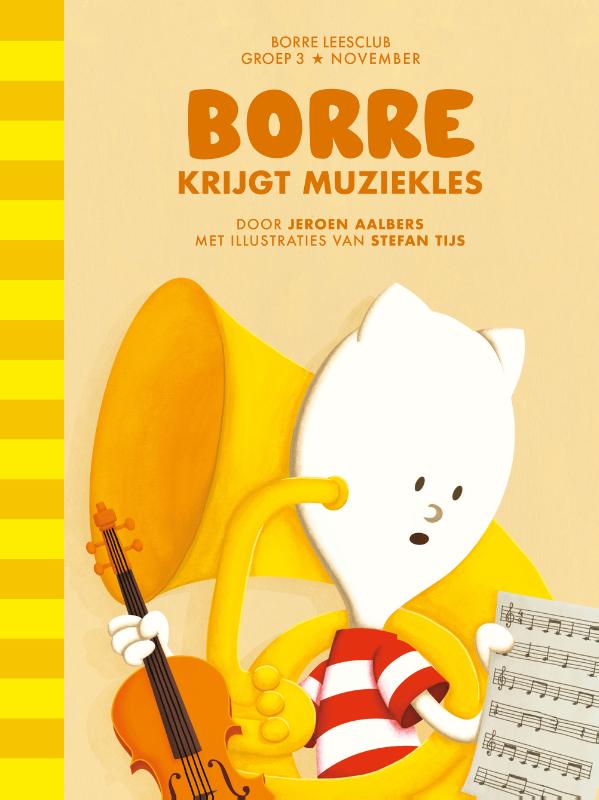 Omslag van Borre krijgt muziekles