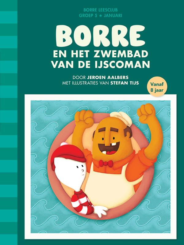 Omslag van Borre en het zwembad van de ijscoman