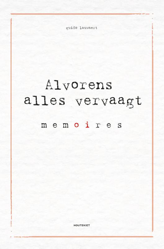 Omslag van Alvorens alles vervaagt