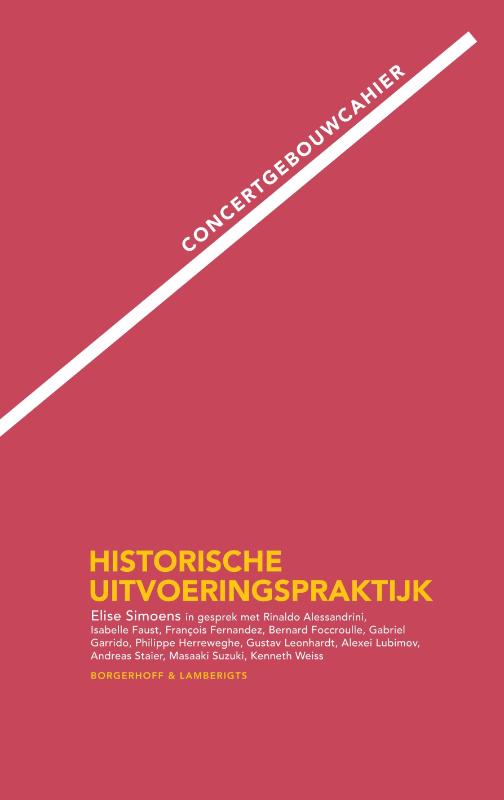 Omslag van Concertgebouwcahier historische uitvoering