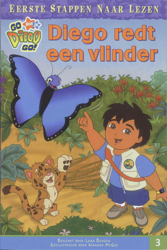 Omslag van Diego redt een vlinder