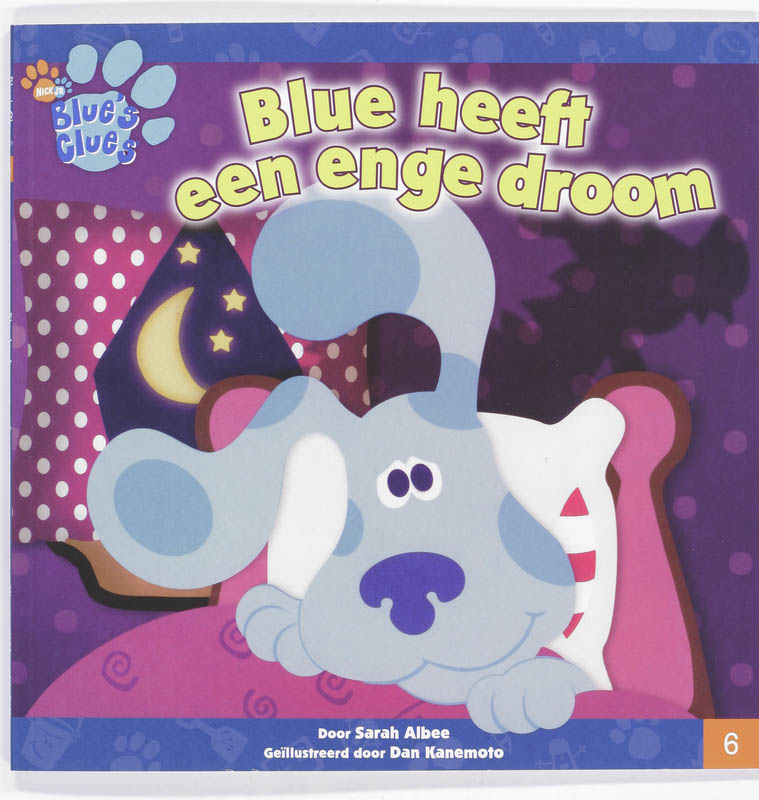 Omslag van Blue heeft een enge droom