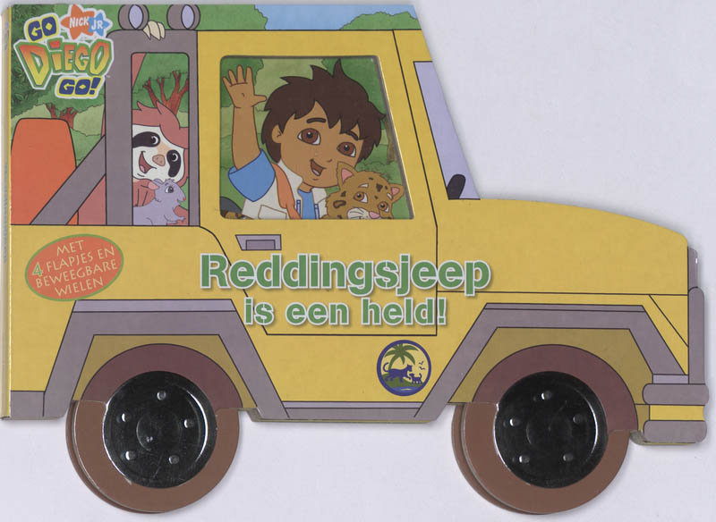 Omslag van Reddingsjeep is een held