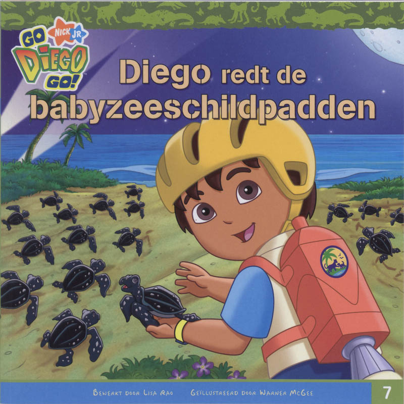 Omslag van Diego redt de zeeschildpadden