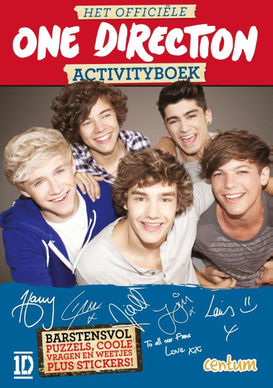 Omslag van One Direction het officiele activityboek