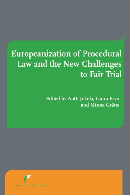 Omslag van Europeanization of Procedural Law and the New Challenges to Fair Trial