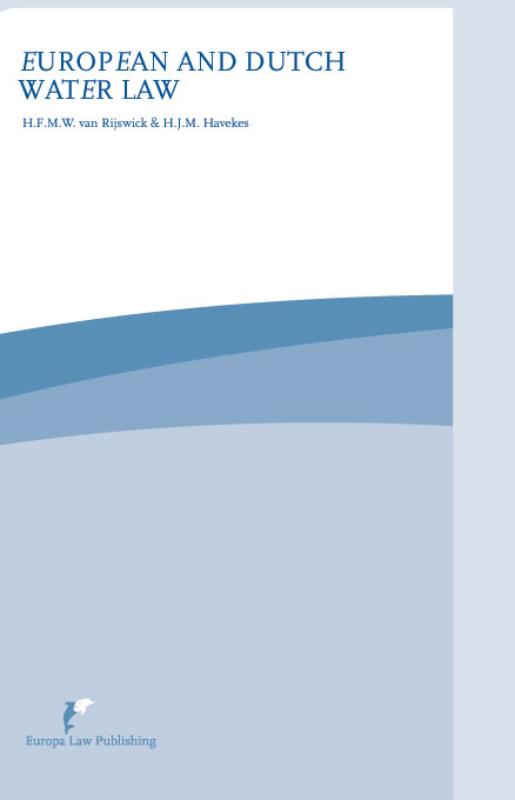 Omslag van European an Dutch water law