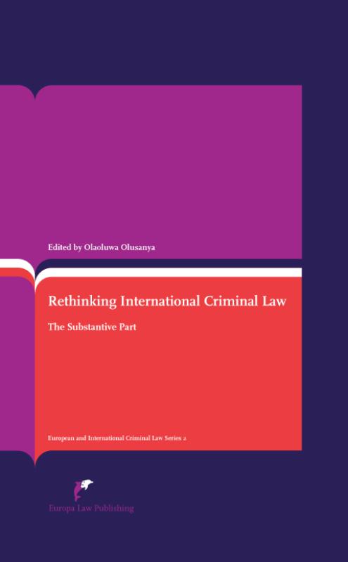 Omslag van Rethinking International Criminal Law