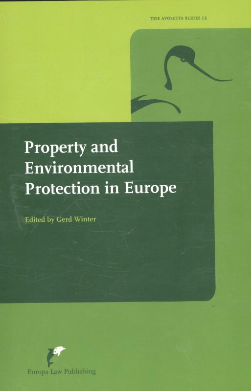 Omslag van Environmental and property protection in Europe