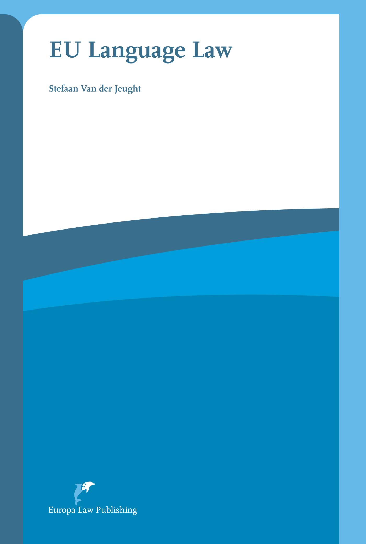 Omslag van EU Language Law
