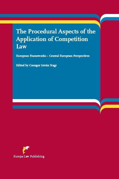 Omslag van The procedural aspects of the application of competition law
