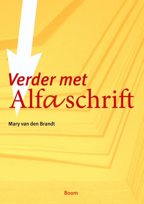 Omslag van Verder met alfaschrift