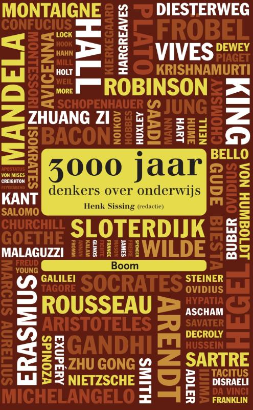 Omslag van 3000 jaar denkers over onderwijs