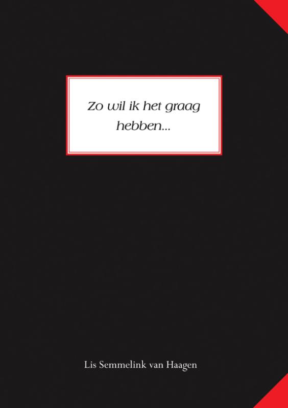 Omslag van Zo wil ik het graag hebben...