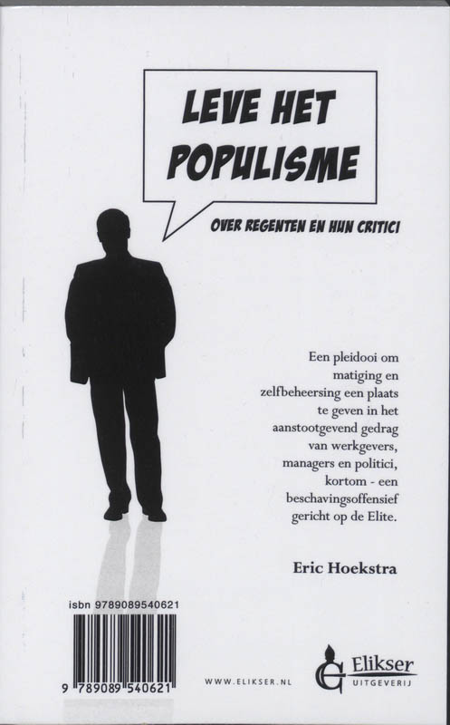 Omslag van Leve het Populisme/Weg met de Randstad