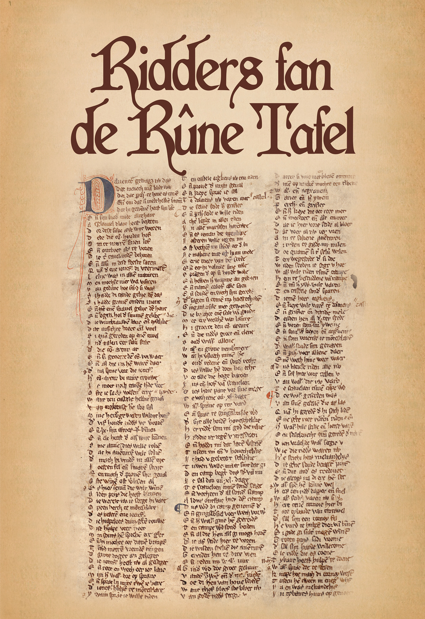 Omslag van Ridders fan de Rûne Tafel