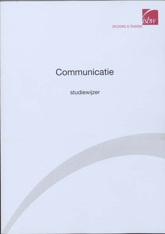 Omslag van Studiewijzer