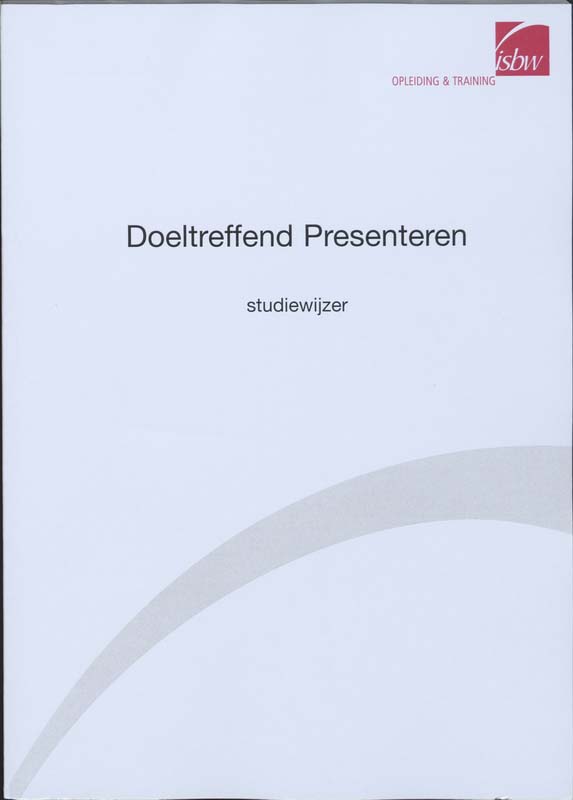 Omslag van Studiewijzer