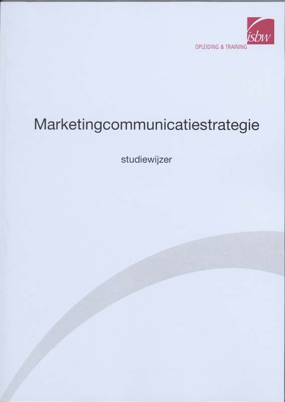 Omslag van Studiewijzer