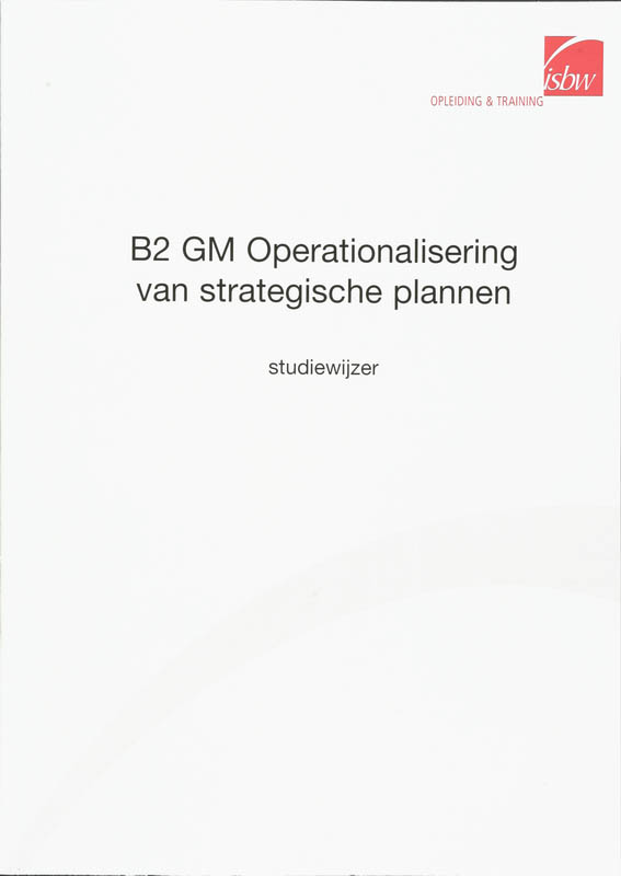 Omslag van Studiewijzer