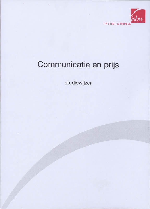 Omslag van Studiewijzer