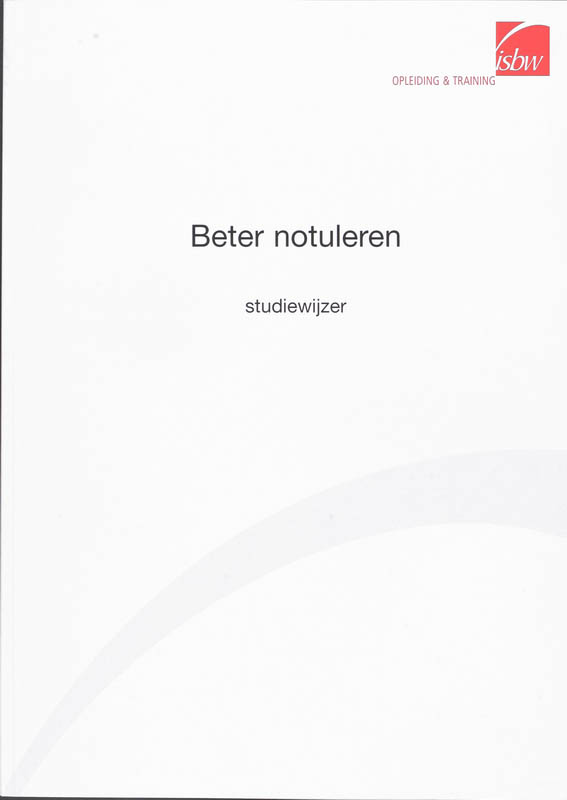 Omslag van Studiewijzer