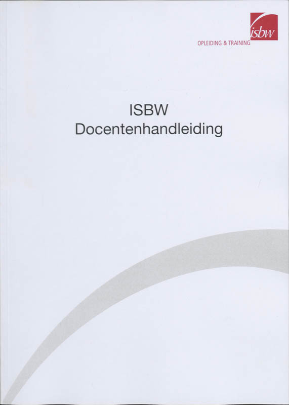 Omslag van ISBW Docentenhandleiding