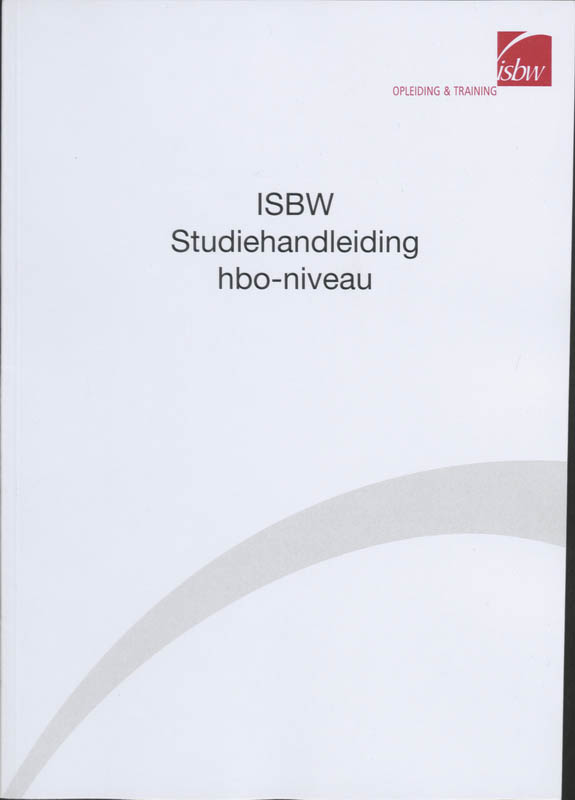 Omslag van Studiehandleiding hbo-niveau