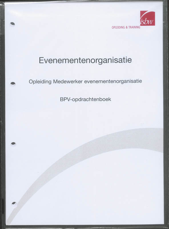Omslag van BPV-opdrachtenboek