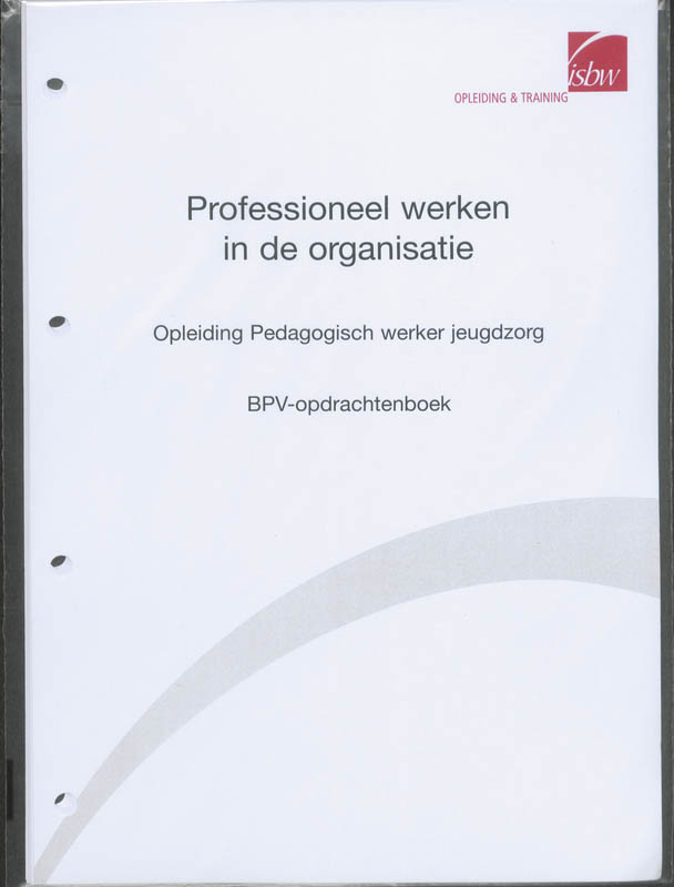 Omslag van BPv-opdrachtenboek