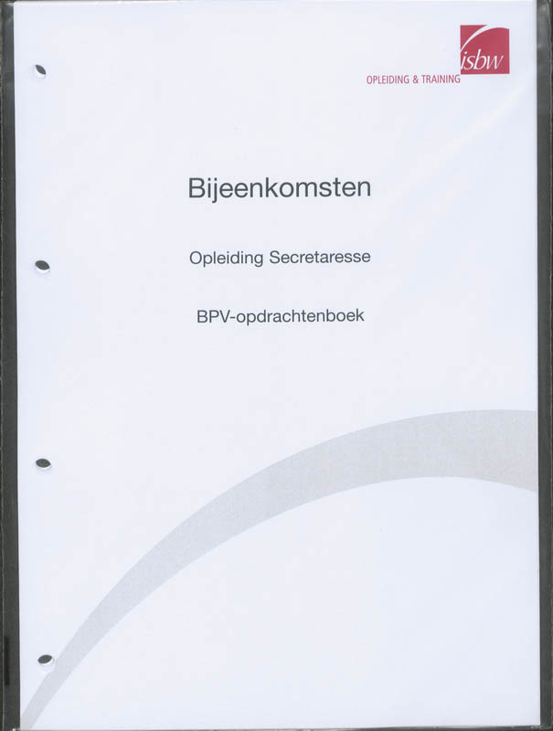 Omslag van BPV-opdrachtenboek