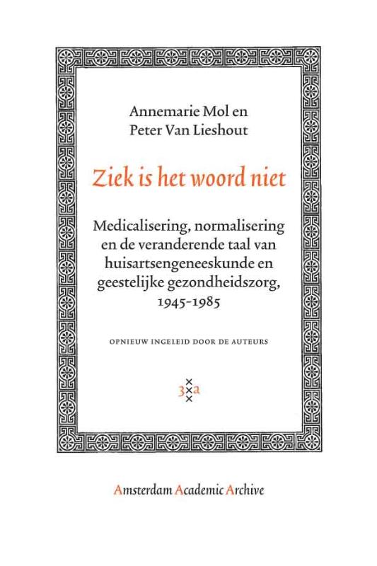 Omslag van Ziek is het woord niet