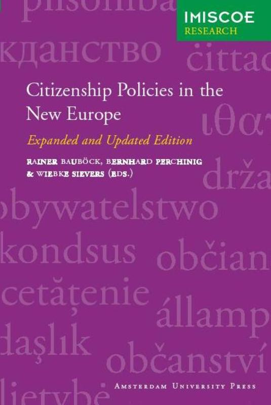 Omslag van Citizenship policies in the New Europe