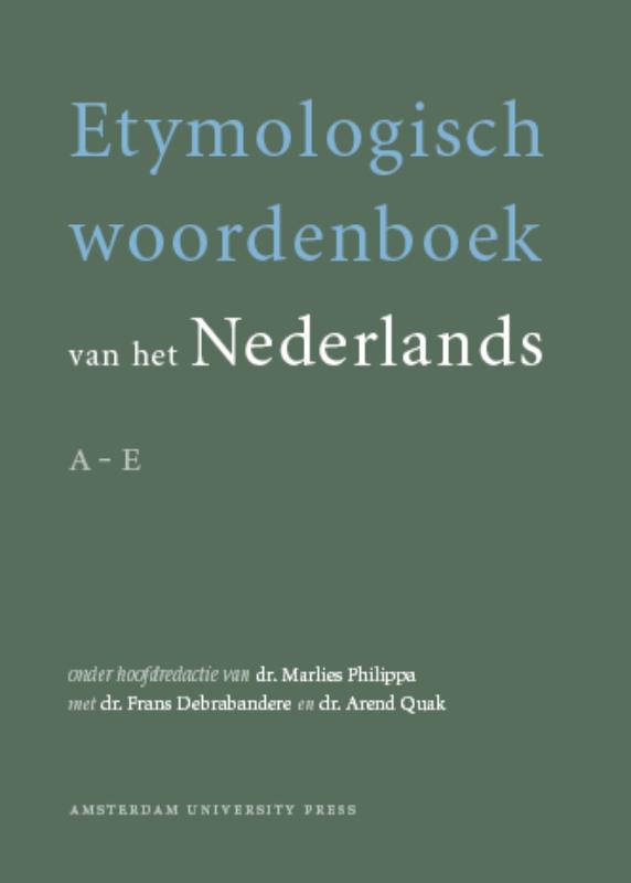 Omslag van Etymologisch woordenboek van het Nederlands (set vier delen)